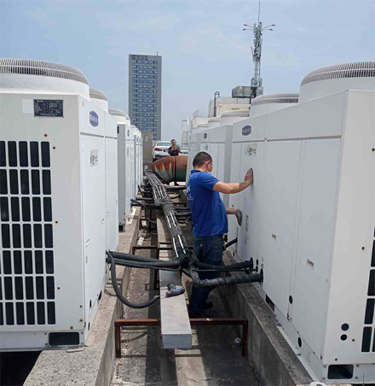 达拉特中央空调制热和不制冷系统维修方法